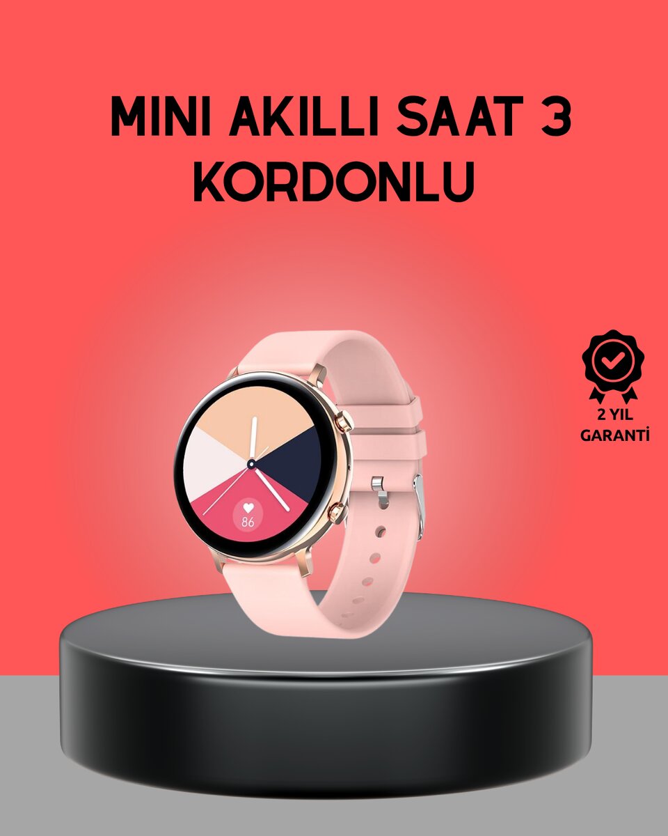 Akıllı Saat – Adım Sayar Bildirim Görüntüleme Suya Dayanıklı