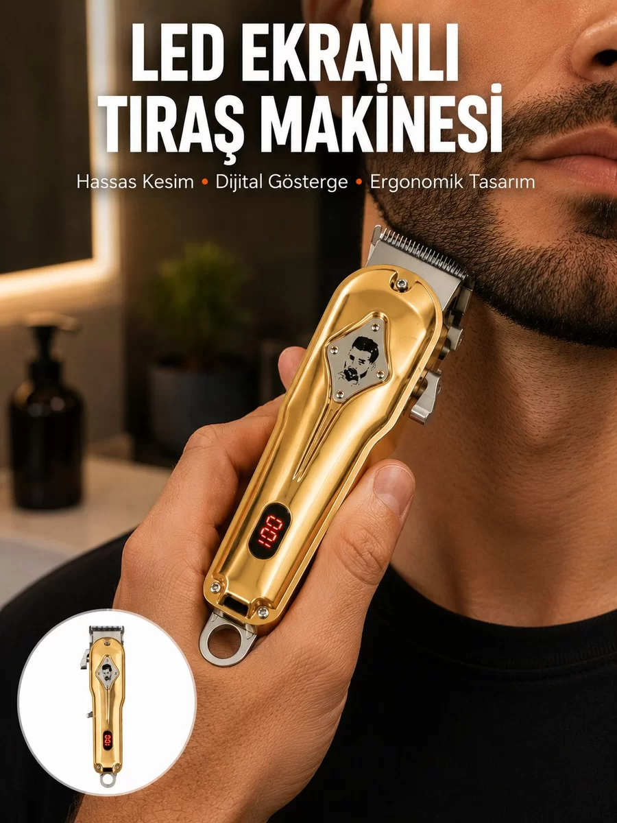 Çok Fonksiyonlu Saç Sakal ve Vücut İçin Tıraş Makinesi Yeni Nesil