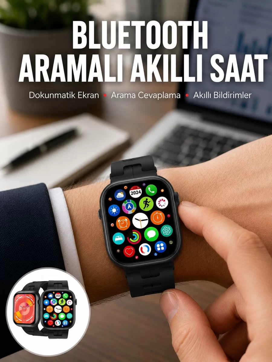 Yeni Seri Akıllı Saat Amoled Ekran Yüksek Çözünürlüklü 41 mm Kasa