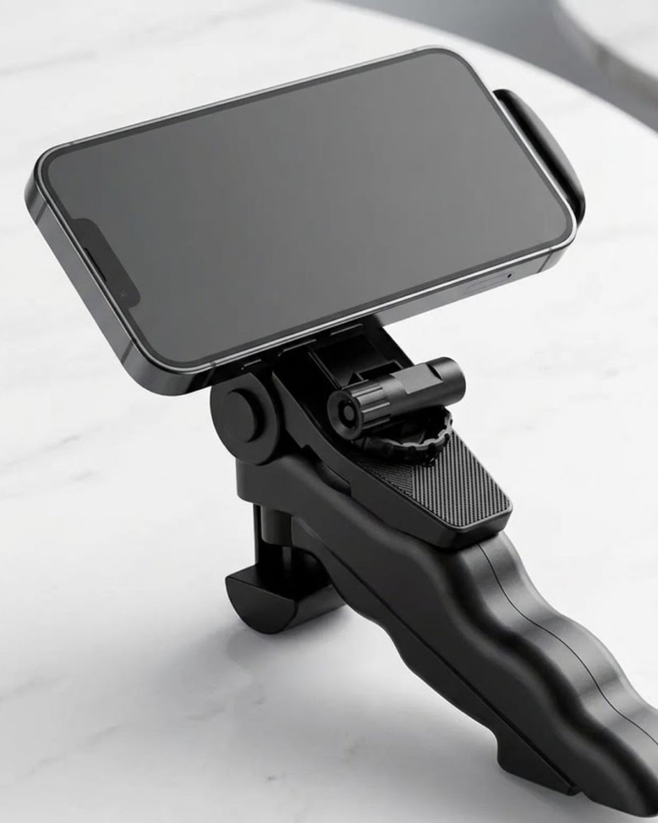 Katlanabilir Mini Telefon Tripodu Masaüstü Telefon Standı 360 Derece Ayarlanabilir