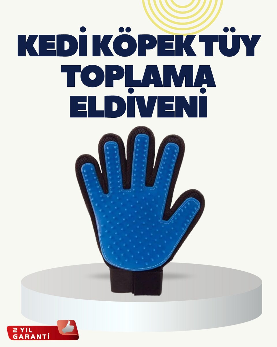 Yumuşak Silikonlu Kedi ve Köpek Tüy Toplama Eldiveni – Masaj Etkili Tüy Dökülme Önleyici