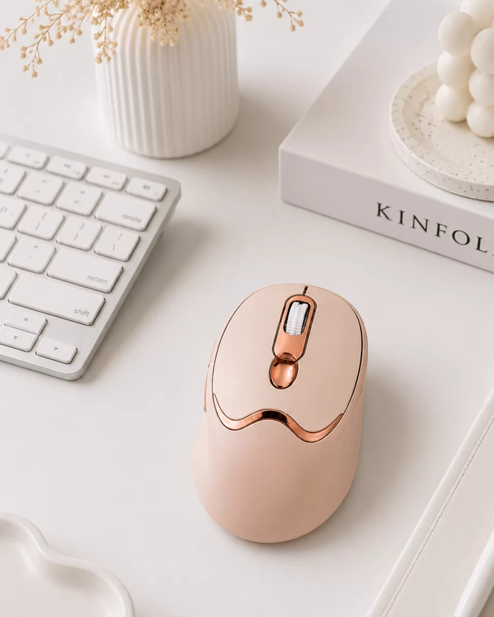 Sessiz Tıklama Özellikli Şarjlı Kablosuz Mouse Çoklu Cihaz Uyumlu