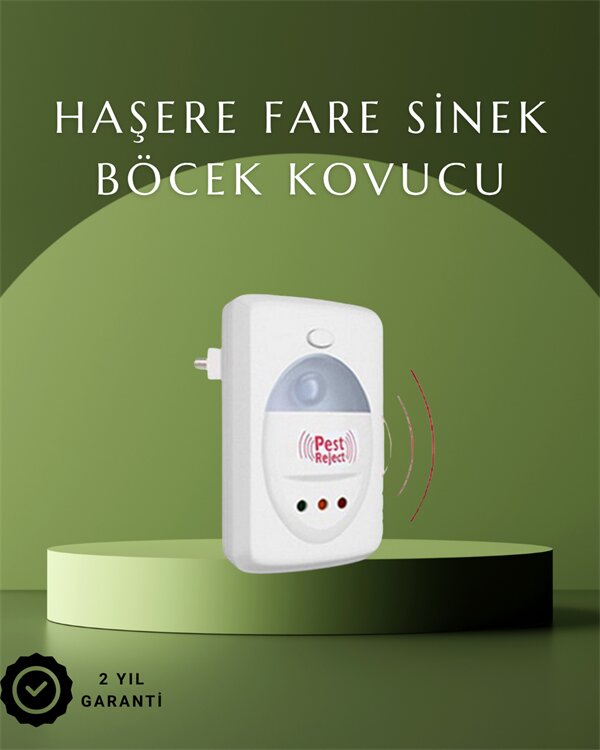 Ultrasonik Ses Dalgalarıyla Kimyasalsız Fare ve Böcek Kovucu Cihaz