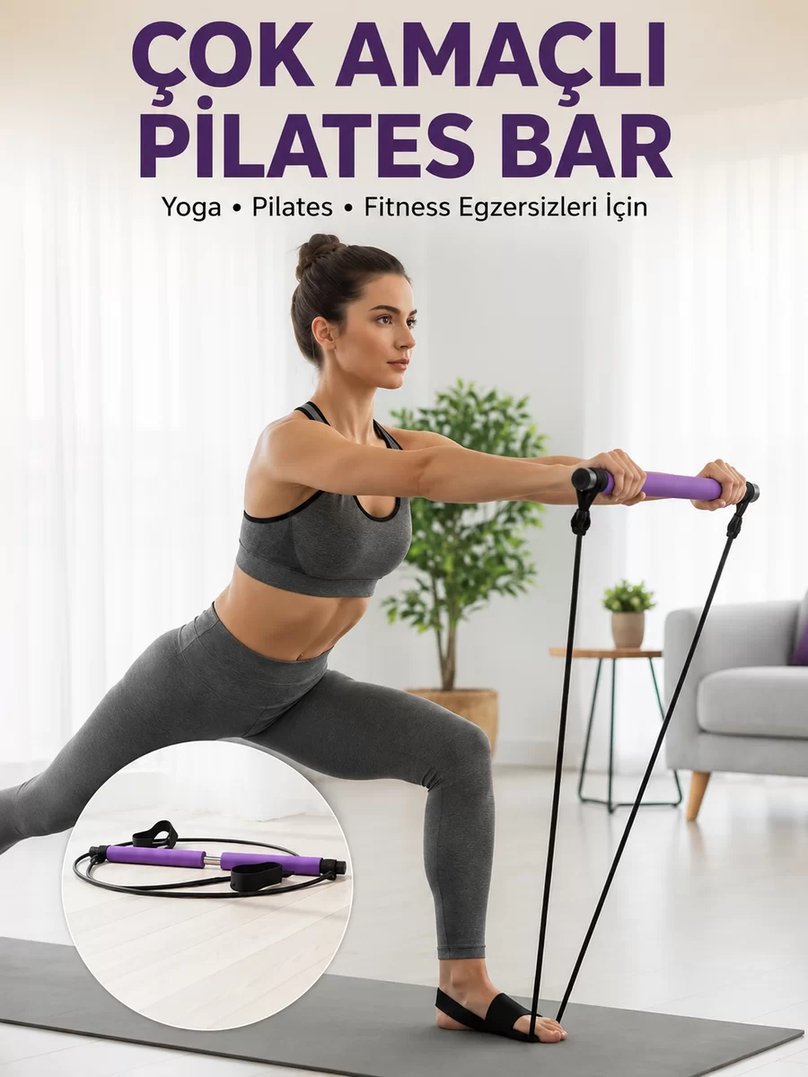 Çok Amaçlı Pilates Bar Yoga ve Fitness İçin Profesyonel Tasarım