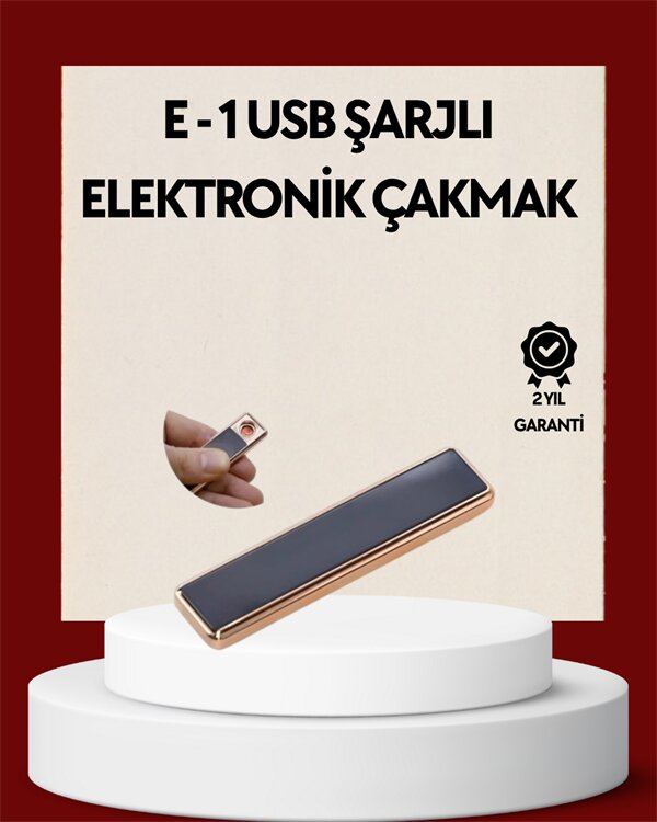 Plazma Ark Teknolojili Elektrikli Çakmak – Dokunmatik LED Göstergeli Şarj Edilebilir