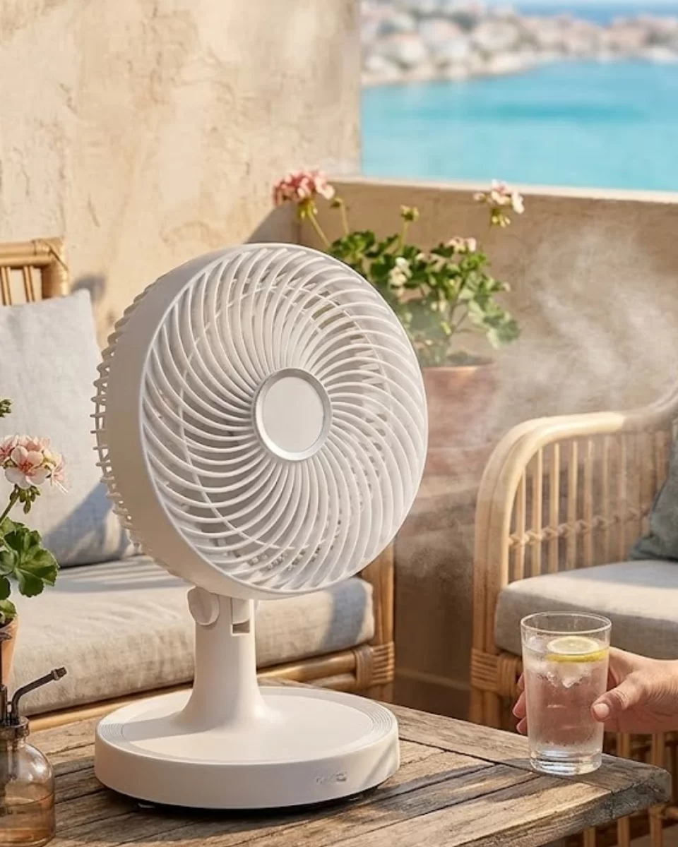 2200 RPM Mini Masaüstü Vantilatör Sessiz ve Güçlü Hava Akışlı Fan