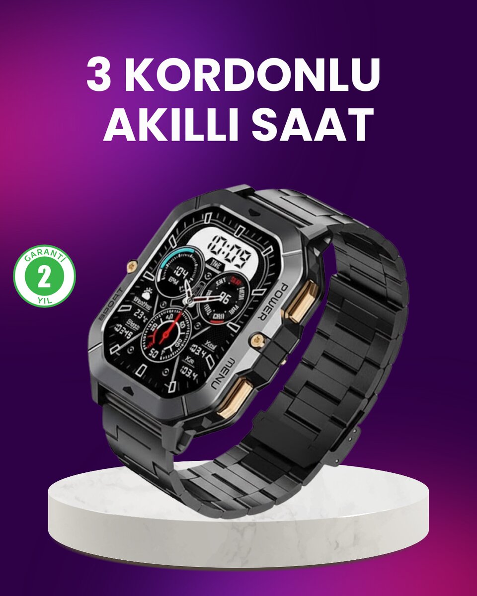 Bildirim ve Spor Takipli Akıllı Saat