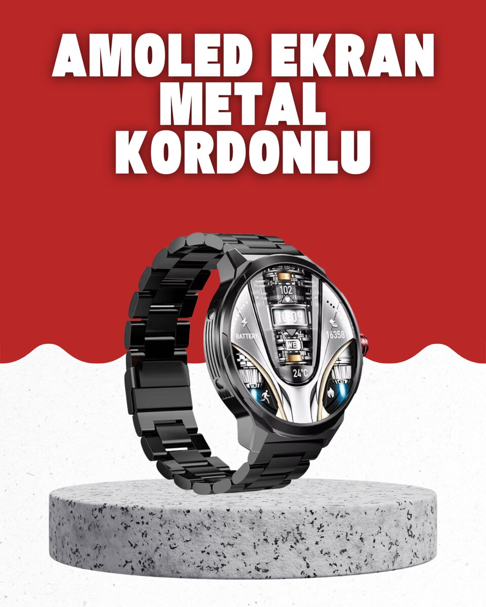 Nabız Uyku ve Spor Takibi ile SW80 Akıllı Saat Sağlık Dostunuz