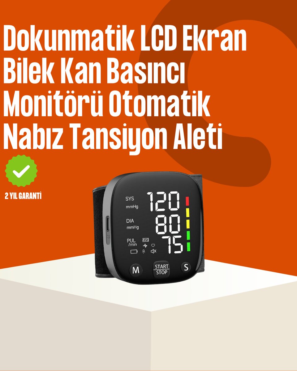Renkli Risk Göstergeli Tansiyon Aleti