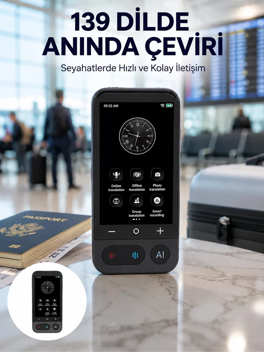 Fotoğraf Tanıma ve Konuşma Çevirili Akıllı Tercüman Yeni Nesil