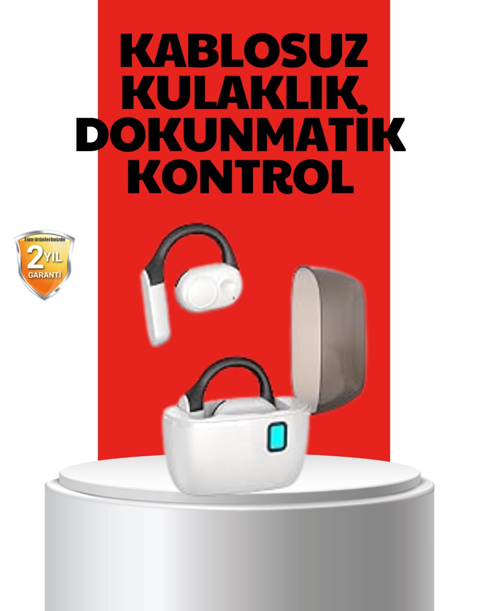 Kablosuz Bluetooth Kulaklık – Otomatik Eşleşme Tek Tuş Kontrol Stereo Ses