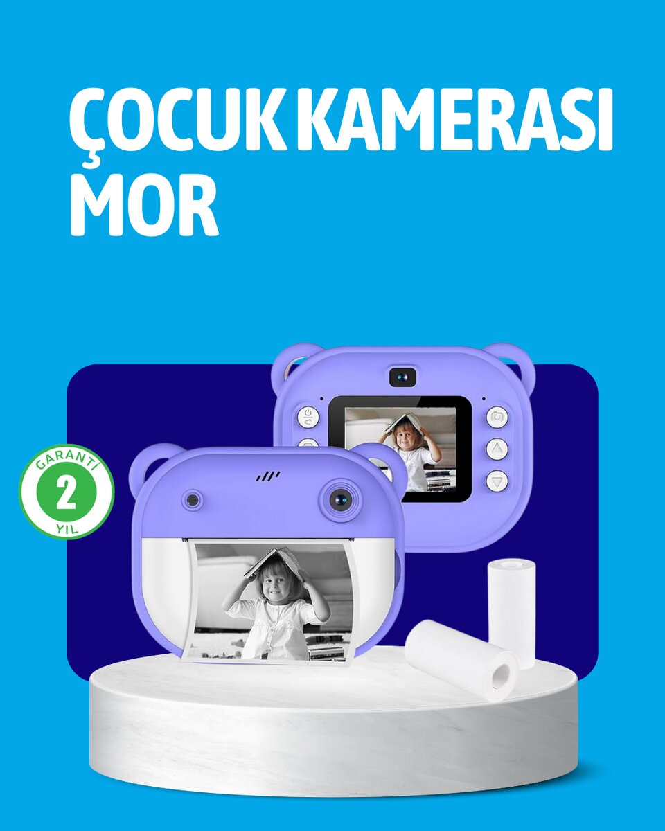 Anında Baskı Özellikli Çocuk Kamerası (Kopya)