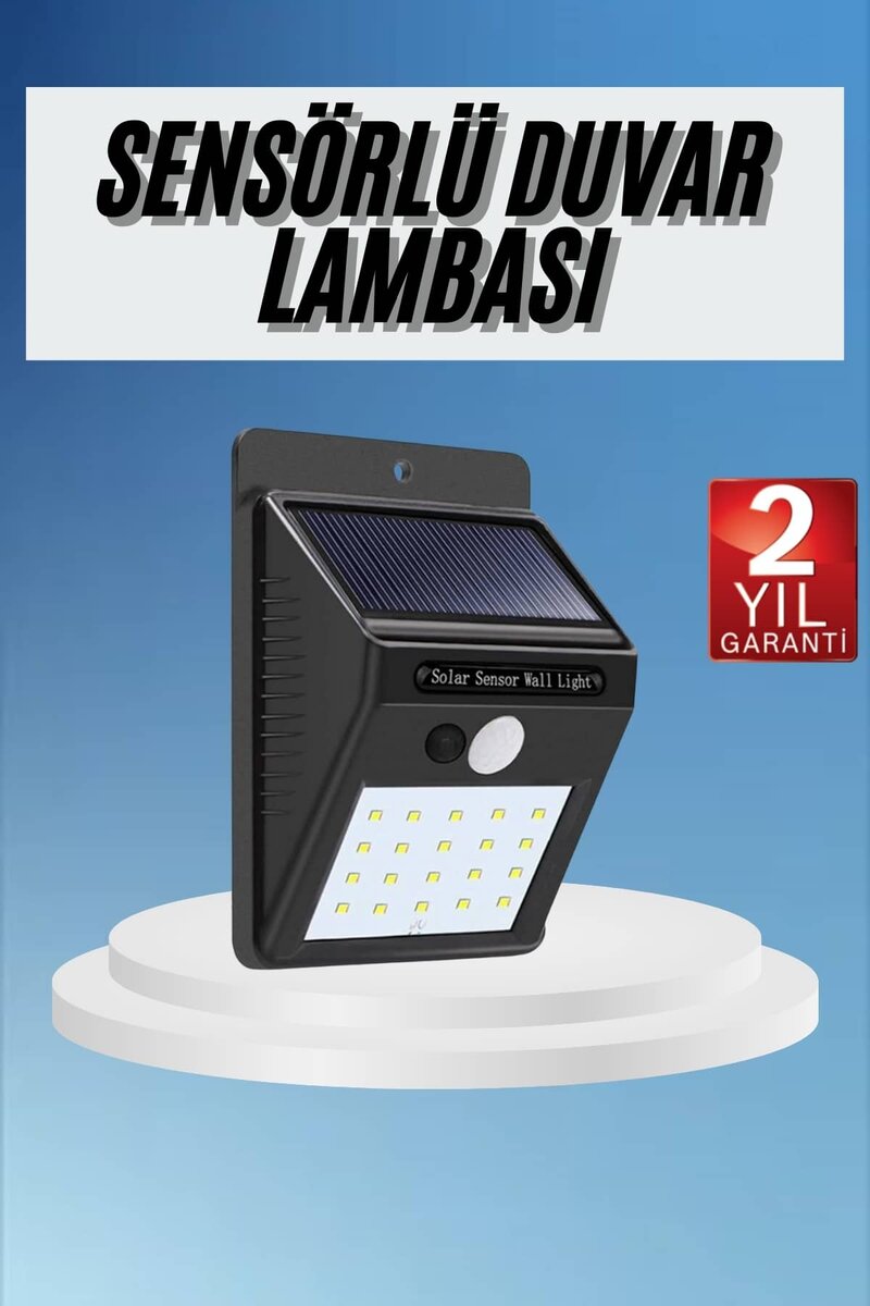 Dekoratif Lamba Güneş Enerjili Aydınlatma Dış Mekan Lambası