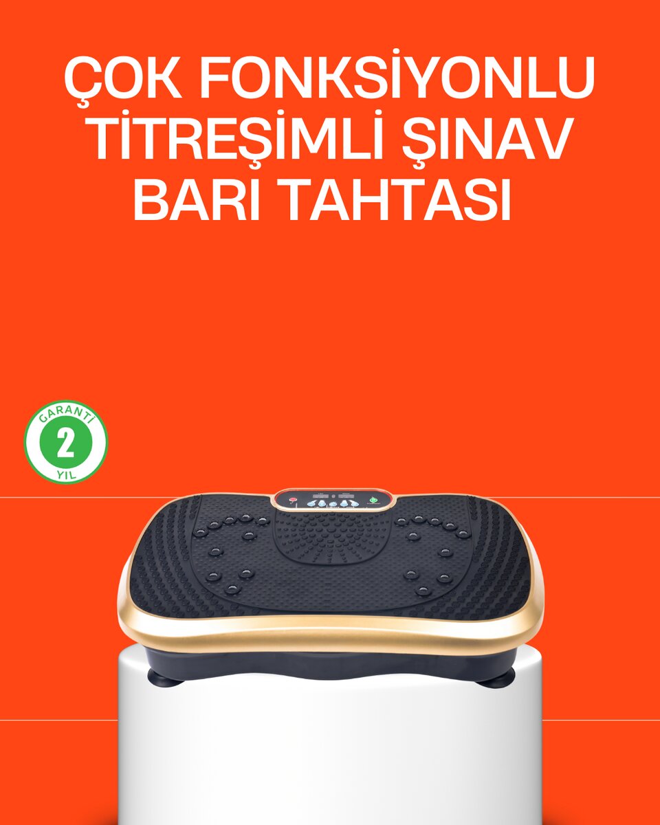 Vücut Şekillendirmeye Yardımcı Titreşimli Spor Platformu