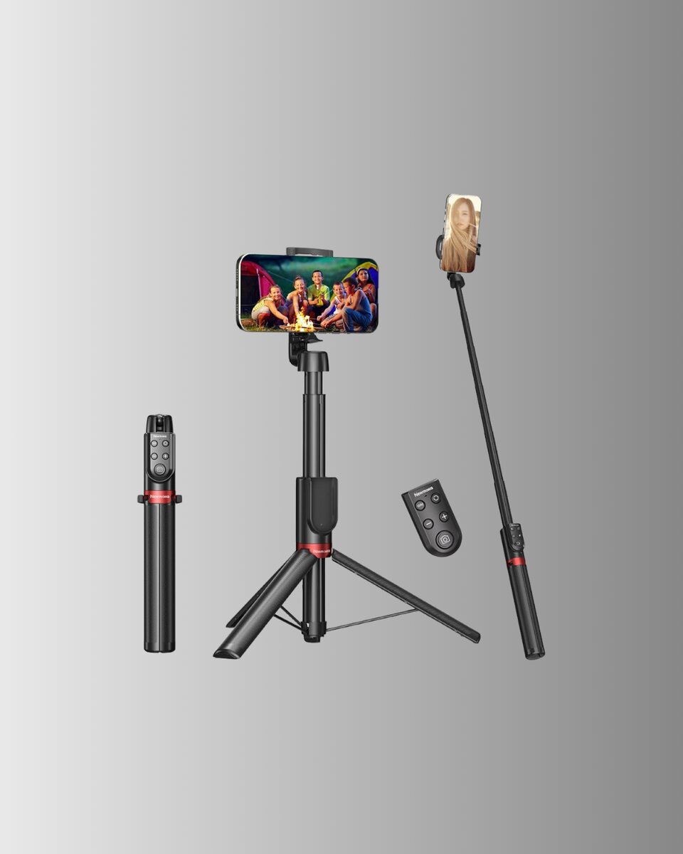 Ayarlanabilir Telefon Tripodu Selfie Stick Çok Açılı Çekim