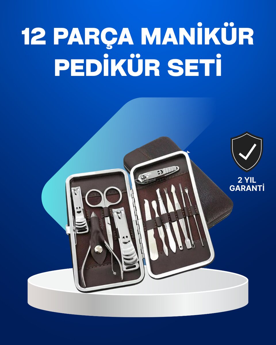 Tüm İhtiyaçlara Uygun Taşınabilir Manikür & Pedikür Seti
