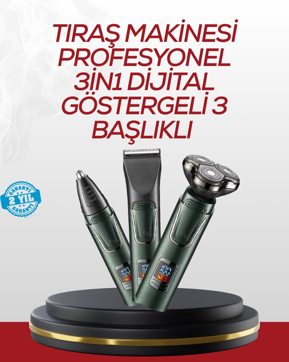 Burun Sakal ve Saç İçin Erkek Tıraş Cihazı