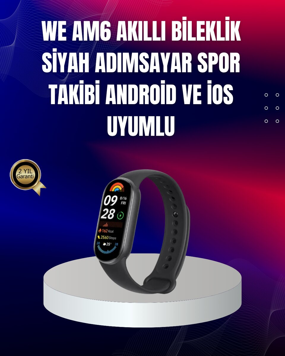 TPU ve Silikon Kordonlu Akıllı Bileklik – 20 Gün Bekleme Süresi