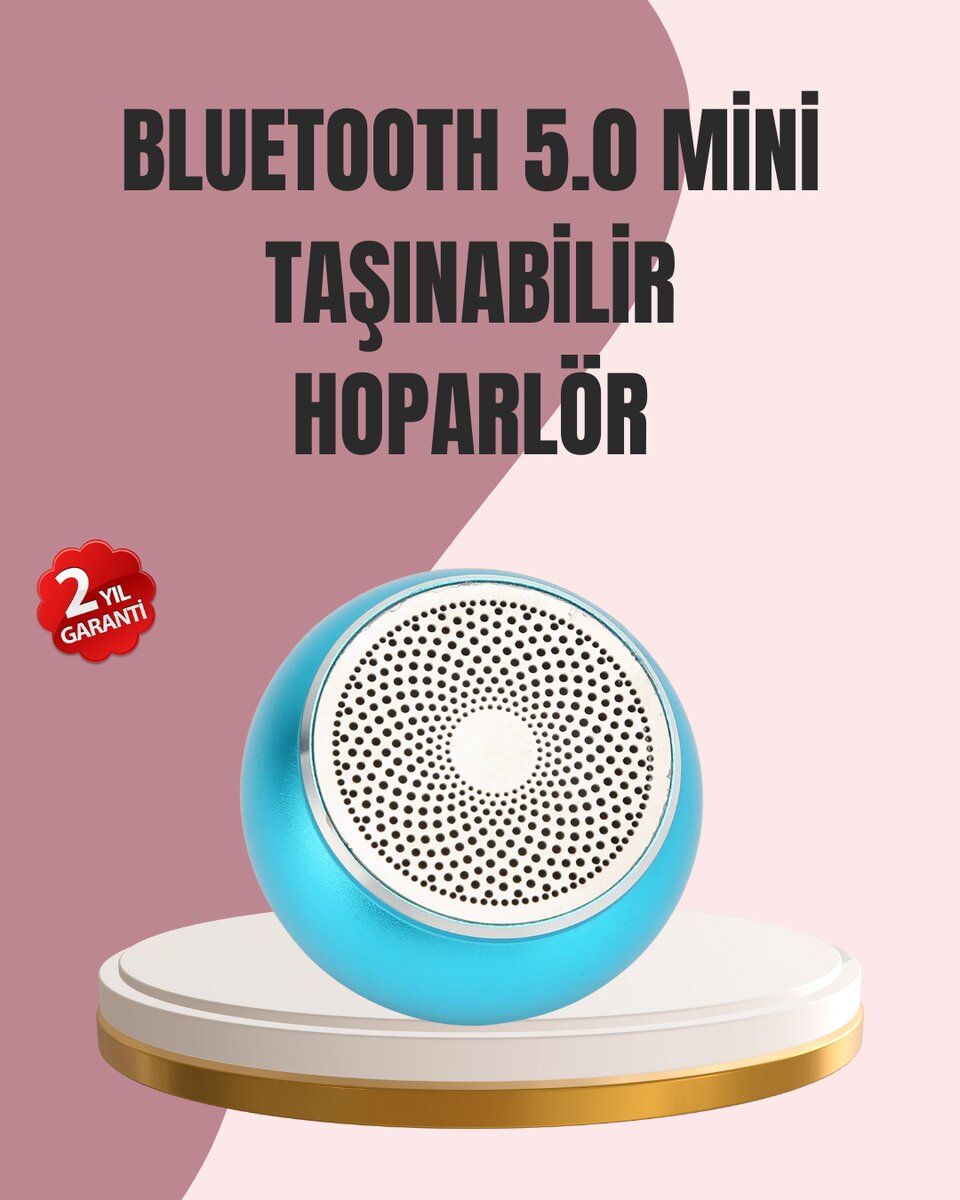 Mini Bluetooth Speaker | Uzun Pil Ömrü Şık ve Hafif Tasarım
