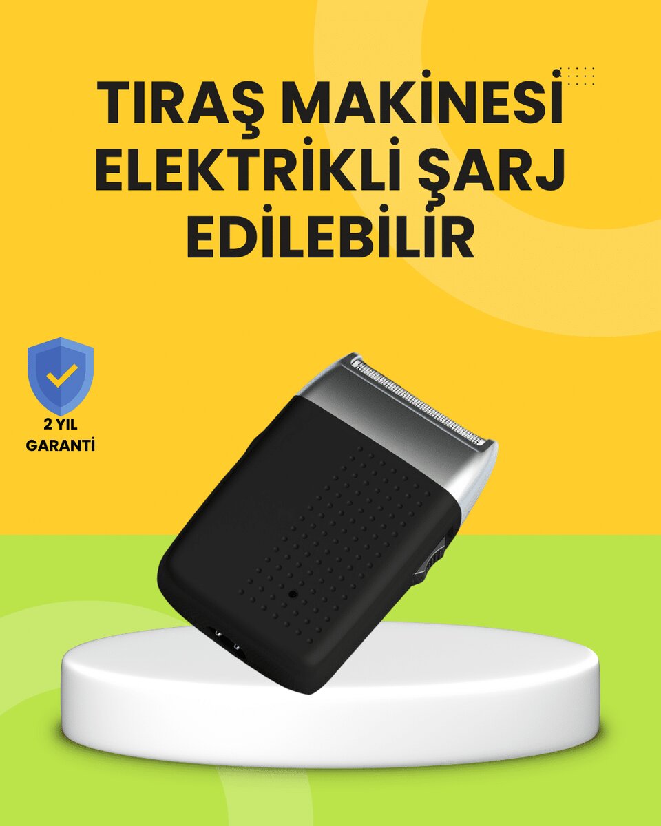 Sessiz Güçlü ve Şık: Erkeklere Özel Şarjlı Tıraş Makinesi