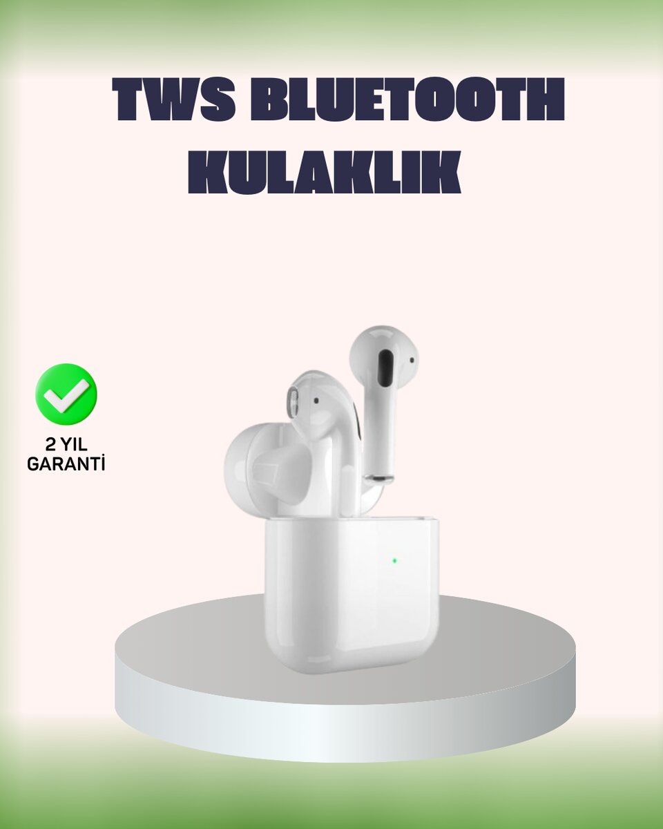 iPhone 11 12 13 14 15 Destekli Kablosuz Kulaklık Gürültü Önleyici HiFi Ses