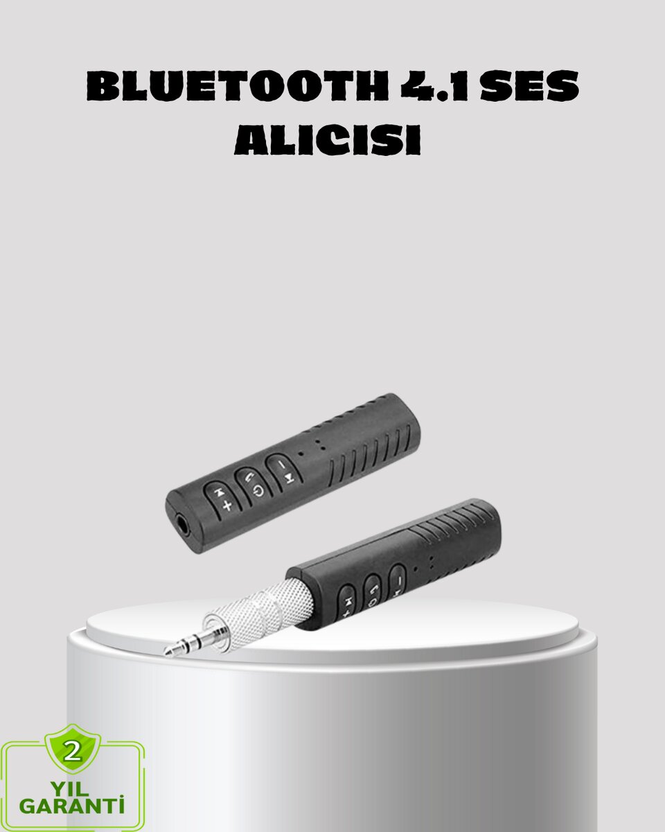 Kablosuz Bluetooth Ses Adaptörü 4.1 Teknolojili ve 10m Menzilli