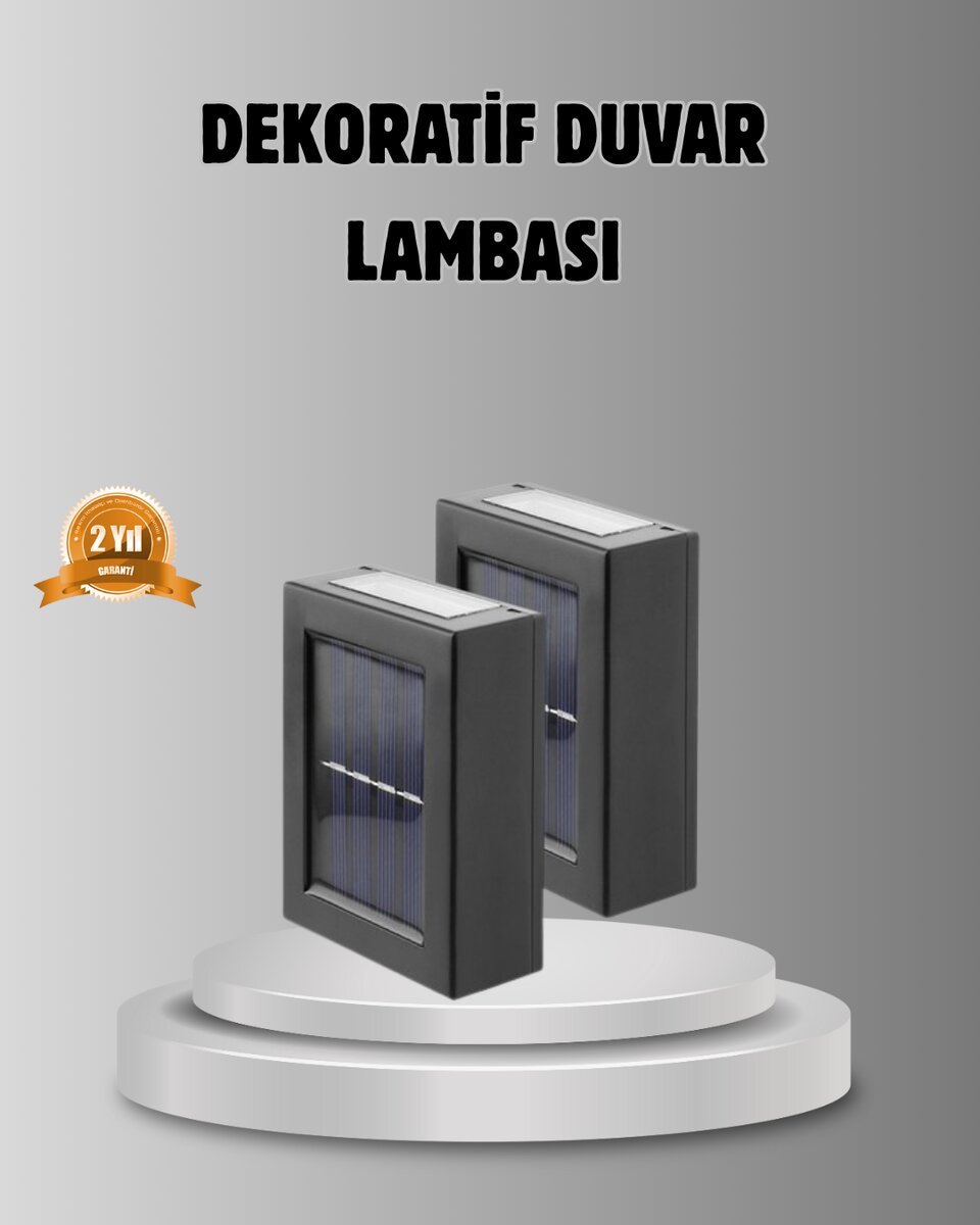 Güneş Enerjili 6 LED Solar Lamba – Fotoselli Su Geçirmez ve Çevre Dostu Bahçe Işığı