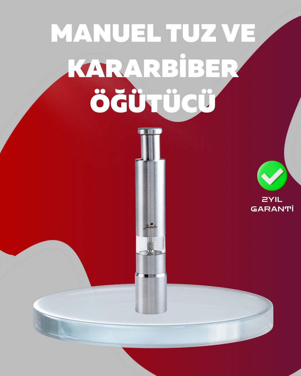 Ergonomik Tasarımlı Nem Geçirmez Kapaklı Baharat Öğütücü
