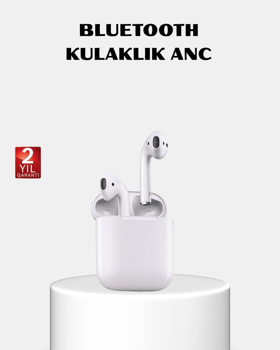 Kablosuz ANC Kulak Üstü Kulaklık – Gürültü Engelleme Mikrofonlu