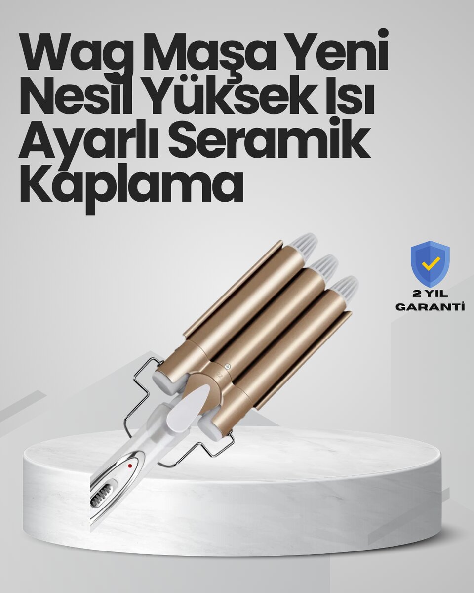 Bukle Saç Maşası – Kolay Kullanım Sağlıklı Bukleler yüksek ısılı