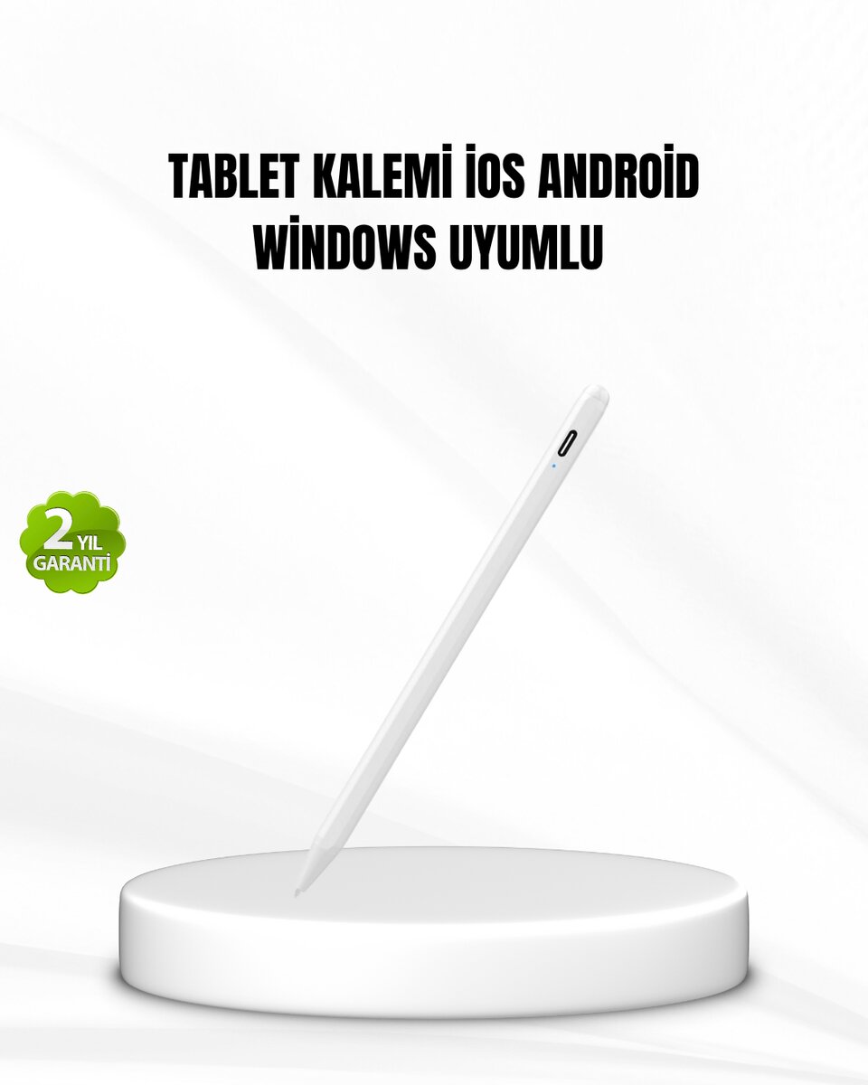 Akıllı Dokunmatik Kalem – Type-C Şarjlı Manyetik Apple Pencil Alternatifi Stylus Pen