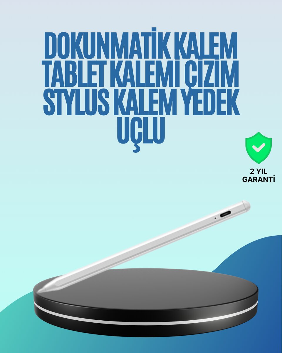 Eğim Sensörlü 10 mm Uçlu Dijital Kalem – Uzun Pil Ömrü ve Kolay Kullanım