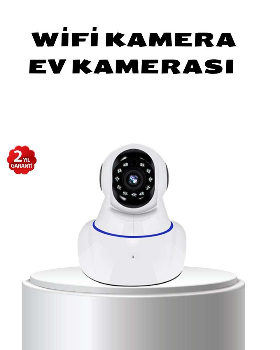 Full HD Akıllı IP Kamera – Gece Görüşlü Hareket Sensörlü Çift Yönlü Ses ve Online Kayıt Özellikli