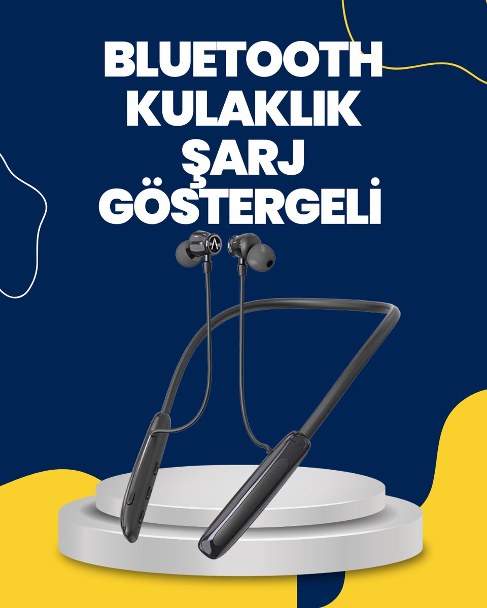 Uzun Süreli Kullanım Boyun Askılı Kablosuz Kulaklık – Hızlı Şarj Ergonomik Tasarım
