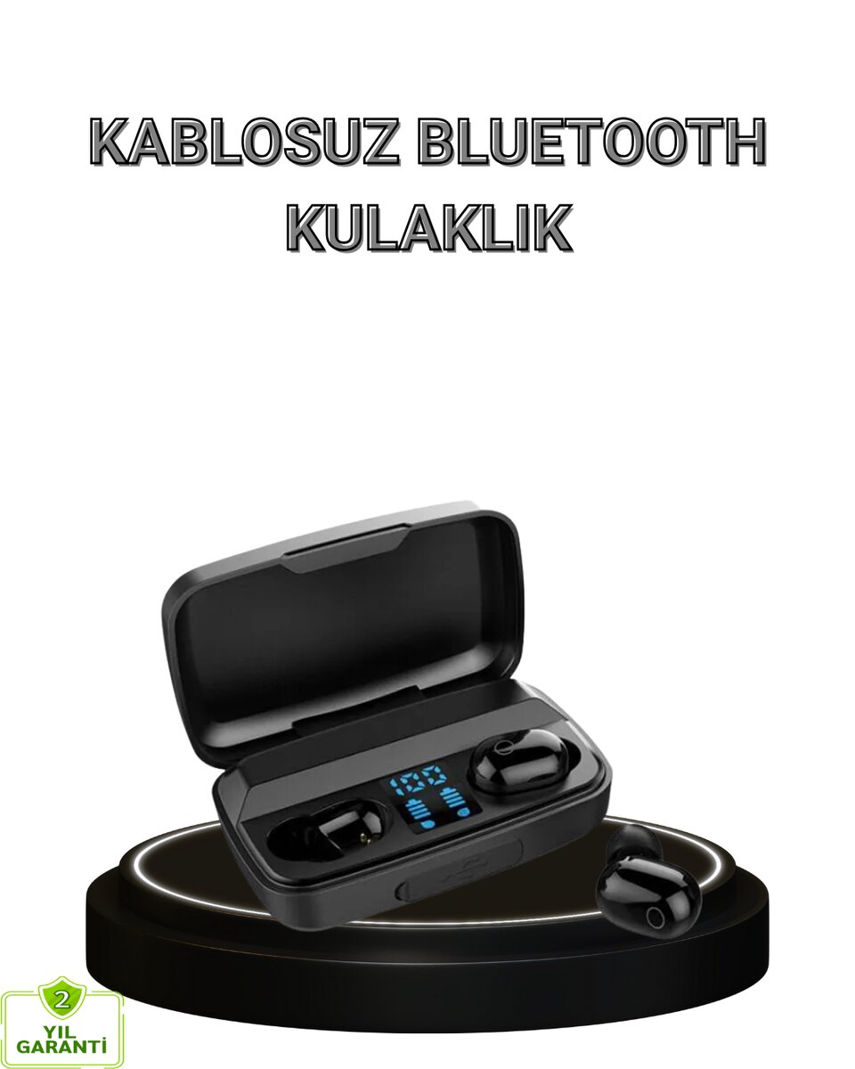 A10s Kablosuz Kulaklık  Çipli Uzun Pil Ömürlü Dokunmatik