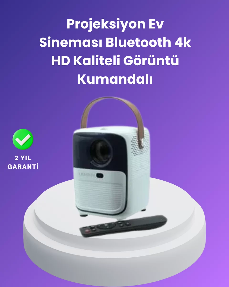 Çoklu Giriş Destekli Projektör – HDMI USB ve Kulaklık Bağlantı Seçenekleriyle Geniş Uyumluluk