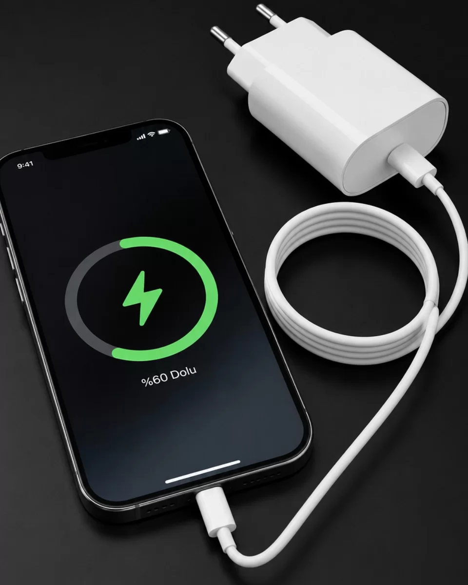 iPhone 14 13 12 Mini 11 XR XS X 20W Hızlı Şarj Adaptörü