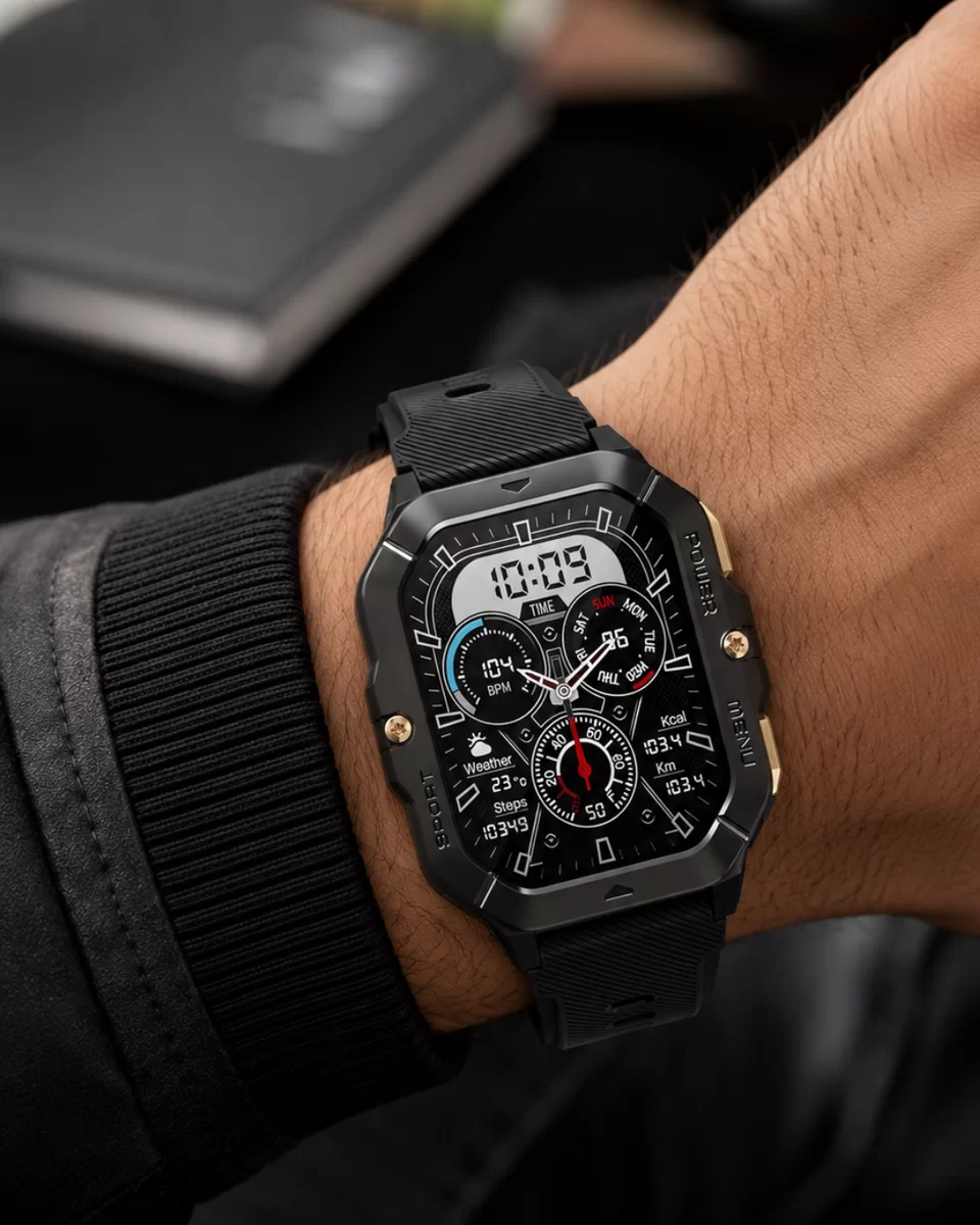 AMOLED Ekranlı Akıllı Saat Kablosuz Şarj ve Uzun Pil Ömrü