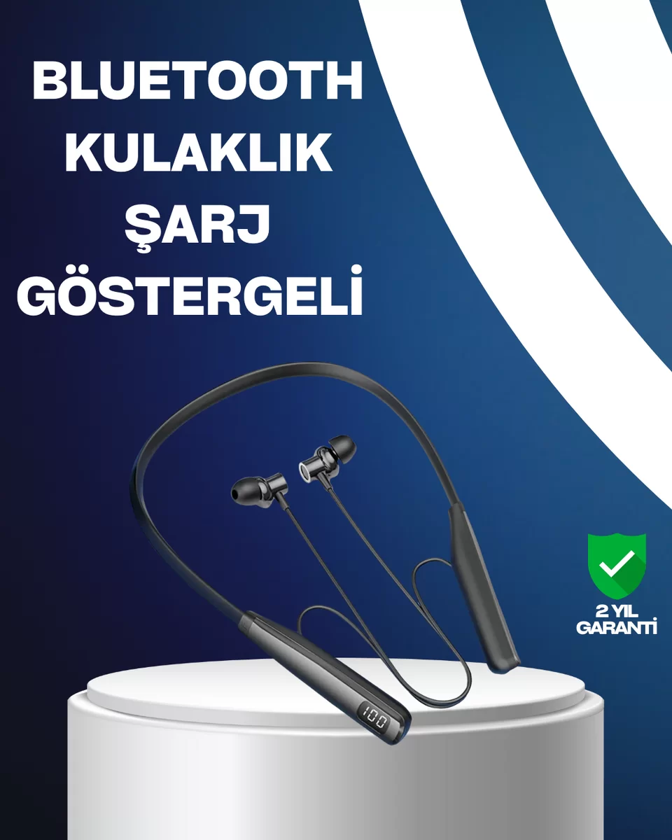 Bluetooth 5.3 Boyun Bantlı Kulaklık – Oyun ve Müzik Modu SD Kart Desteği