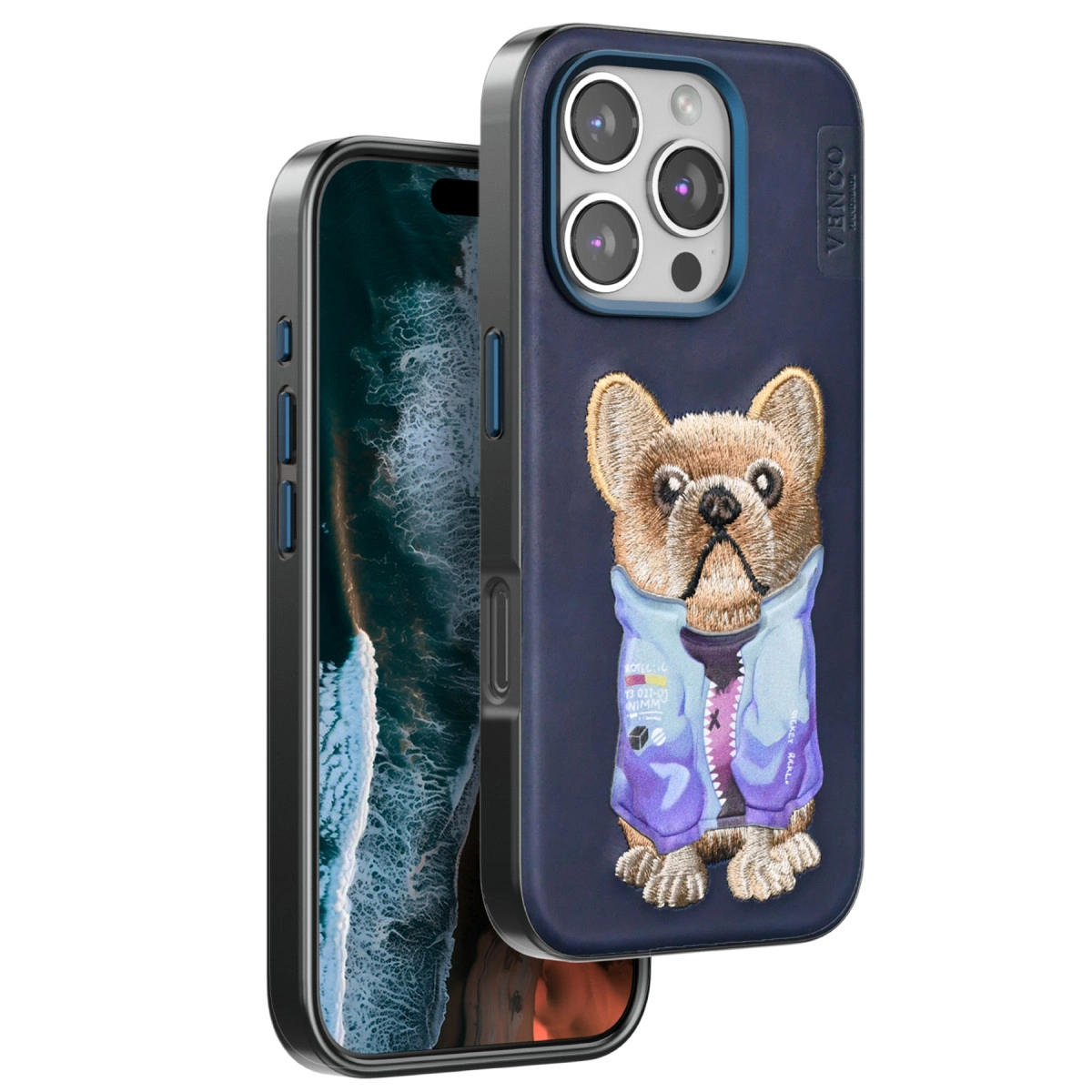Venco  İphone 16 Pro Max Cute Desenli Kapak - Lacivert