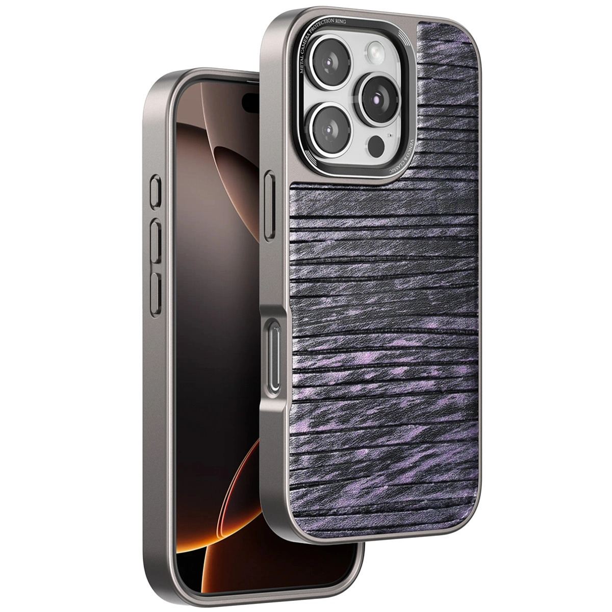 Venco  İphone 16 Pro Max Wave Kapak - Derin Mor