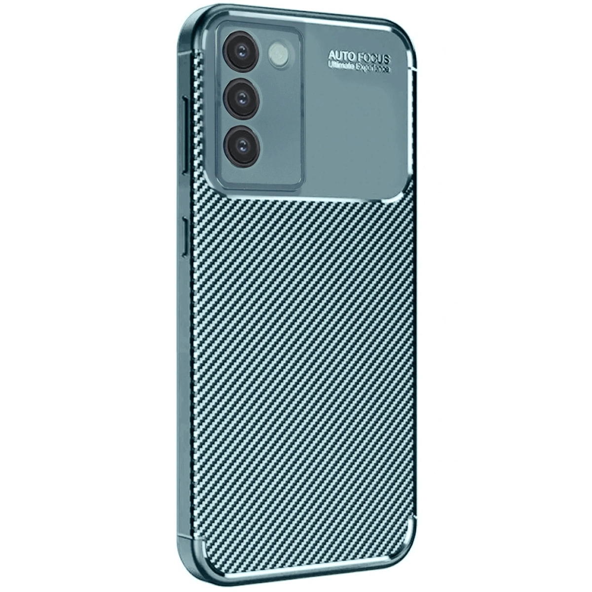 Vivo V30 Lite 4g Kılıf Auto Focus Karbon Kapak - Koyu Yeşil