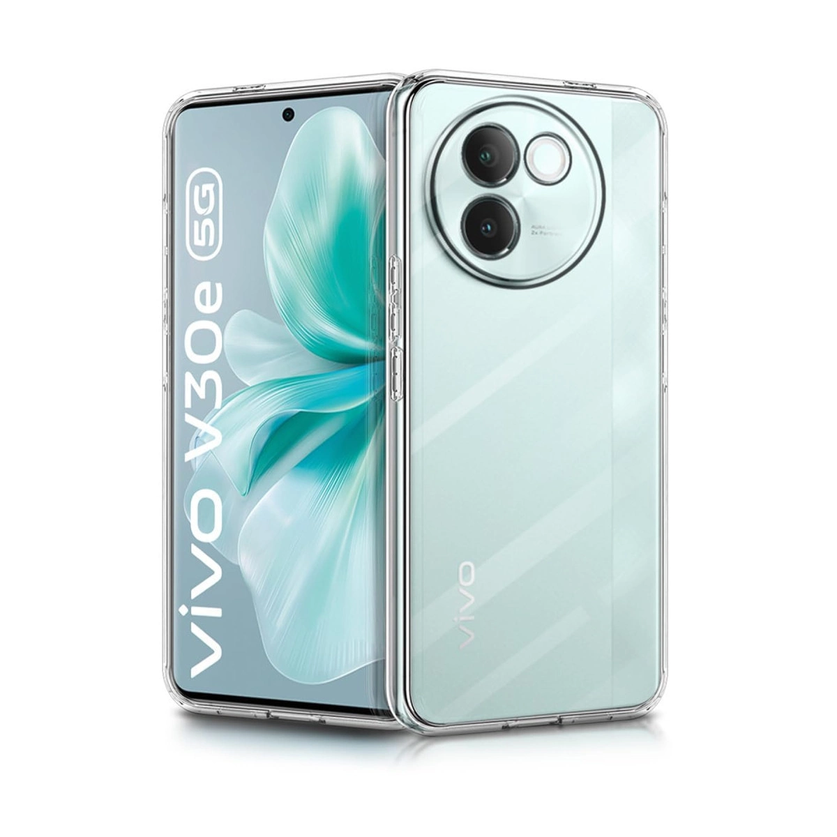 Vivo V30e Kılıf Lüx Şeffaf Silikon