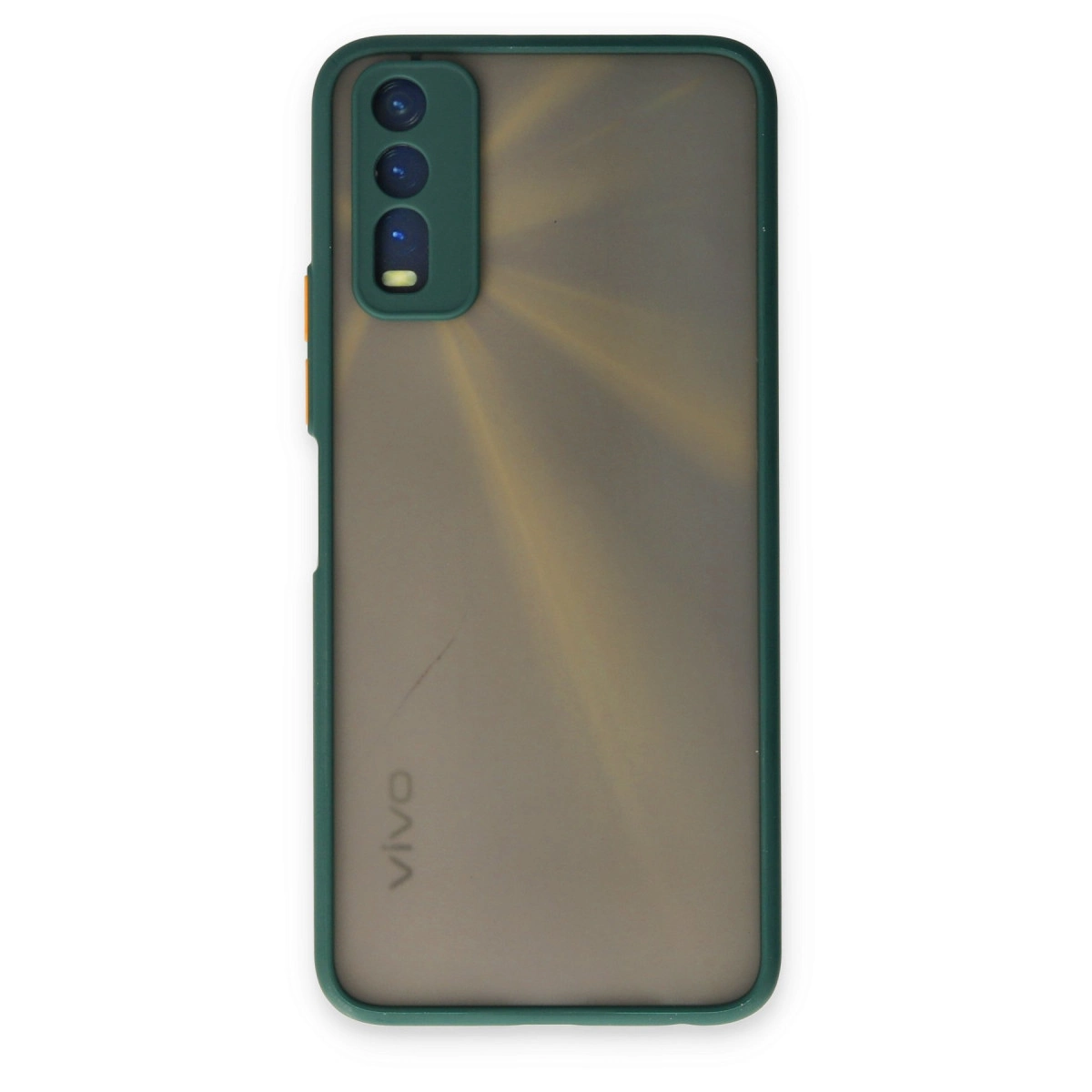 Vivo Y11s Kılıf Montreal Silikon Kapak - Yeşil