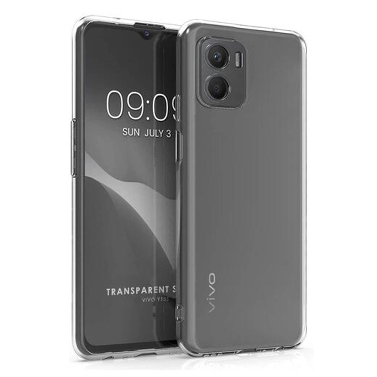 Vivo Y15s Kılıf Lüx Şeffaf Silikon