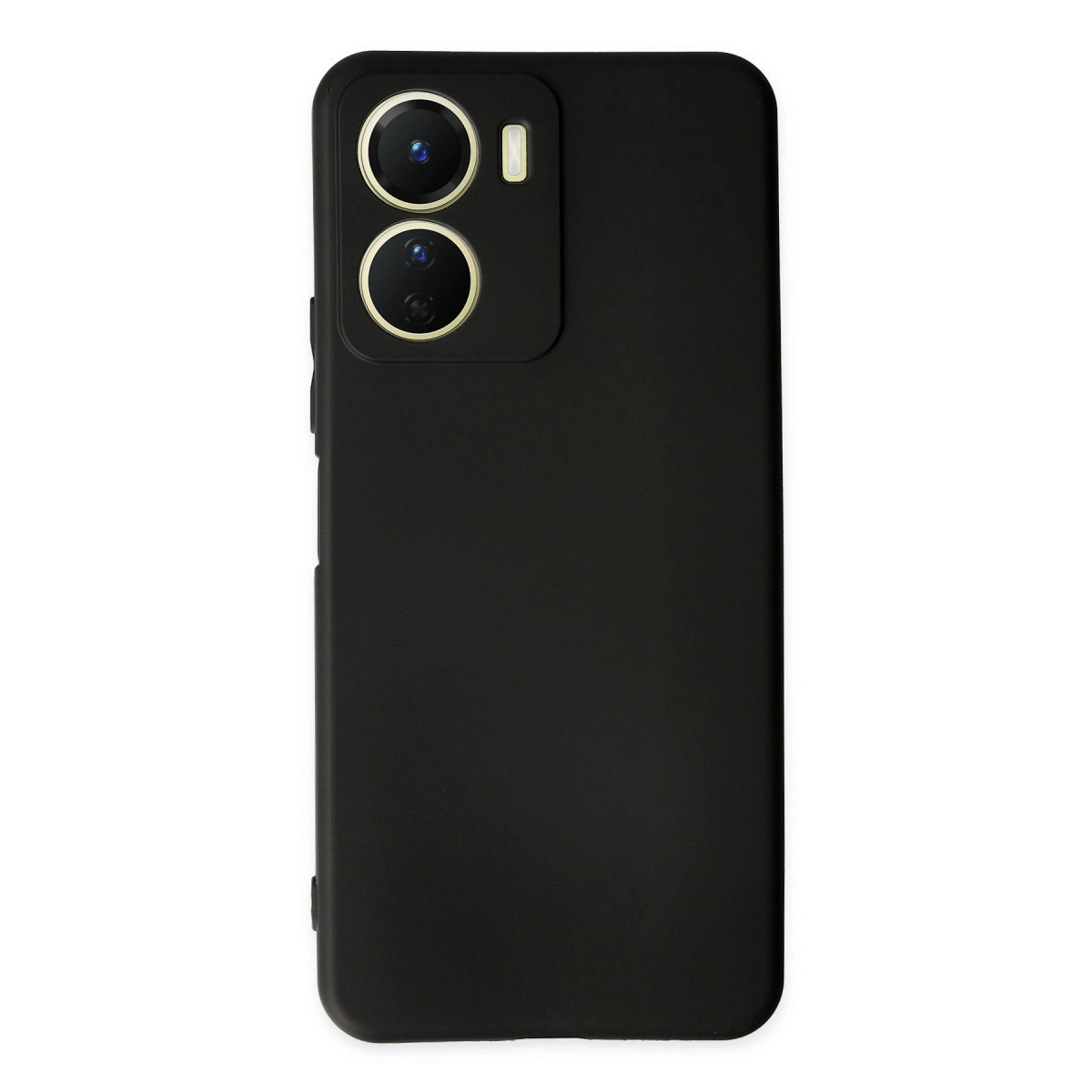 Vivo Y16 Kılıf First Silikon - Siyah