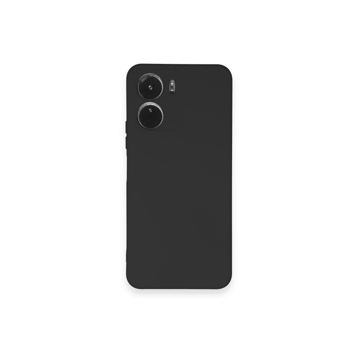 Vivo Y16 Kılıf Nano İçi Kadife Silikon - Siyah