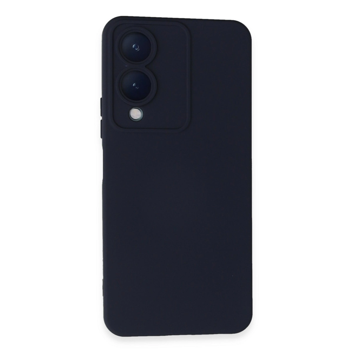 Vivo Y17s Kılıf Nano İçi Kadife Silikon - Lacivert