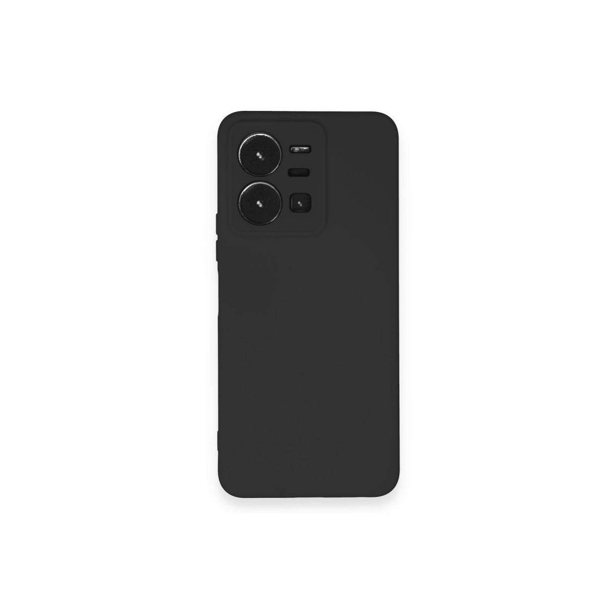 Vivo Y35 Kılıf Nano İçi Kadife Silikon - Siyah