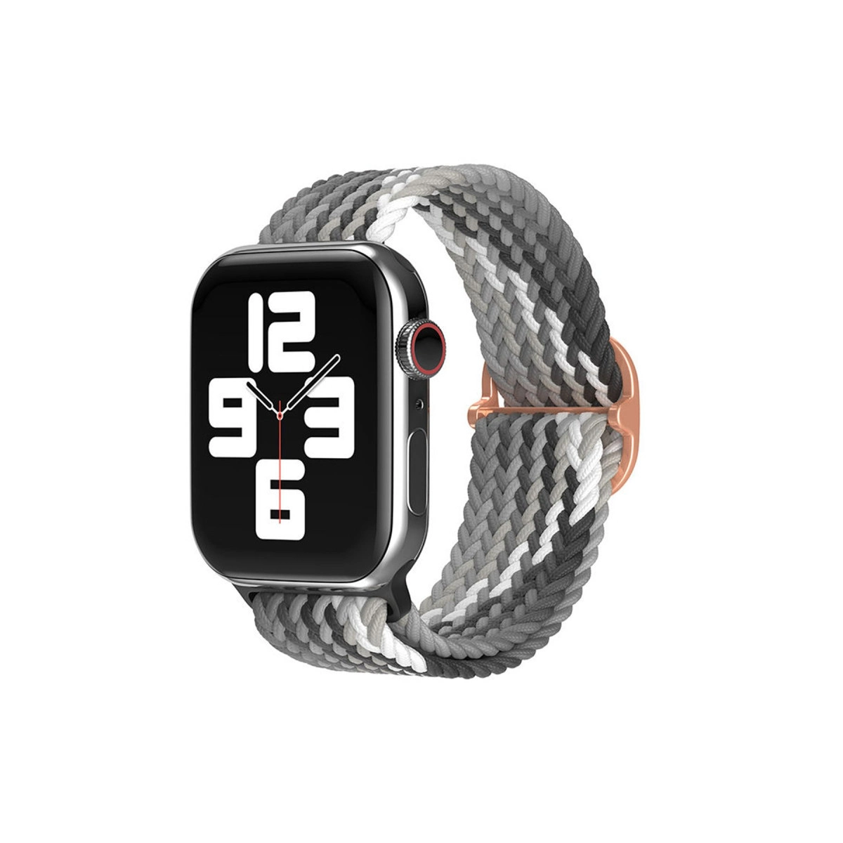 Watch 20mm  Kordon - Gri-siyah